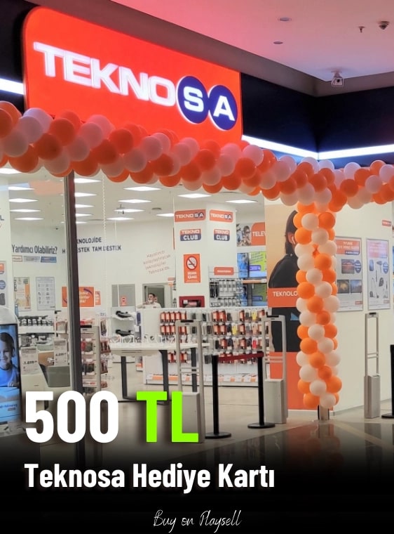 Teknosa 500 TL Hediye Kartı