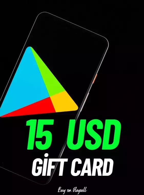 Google Play 15 USD Gift Card